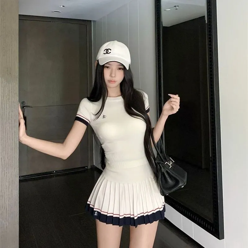 Conjunto de Verão Coreano em D - Golf Equipment For Women avaliação e preço