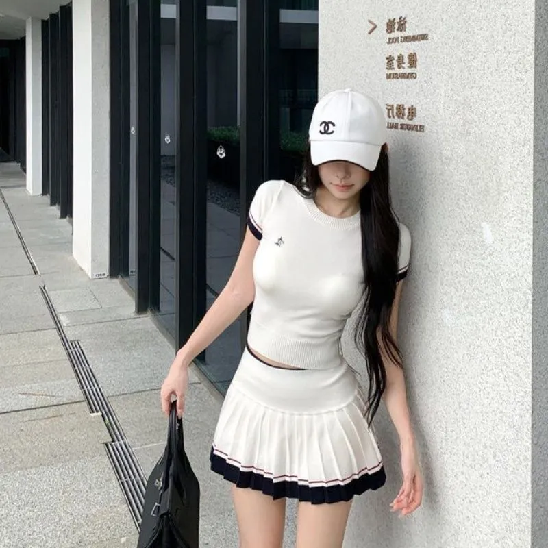 Conjunto de Verão Coreano em D - Golf Equipment For Women avaliação e preço